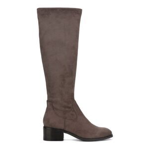 REACTION KENNETH COLE Womens Brown Salt Round Toe Block Heel Heeled Boots 6 M